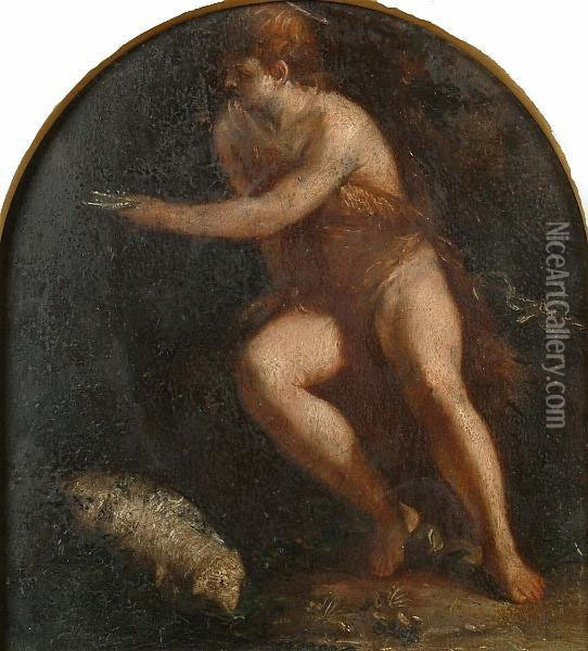 Saint John The Baptist Oil Painting - Paolo Veronese (Caliari)