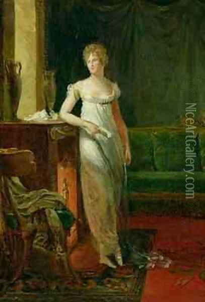 Catherine Worlee 1762-1835 Duchess of Talleyrand Perigord Oil Painting - Baron Francois Gerard