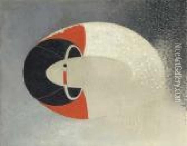 Chicago Oil Painting - Laszlo Moholy-Nagy