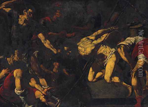 The Flagellation Oil Painting - Marcantonio Bassetti