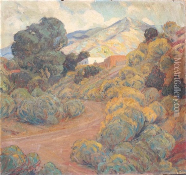 The Cactus Range - Santa Fe Oil Painting - Sheldon Parsons