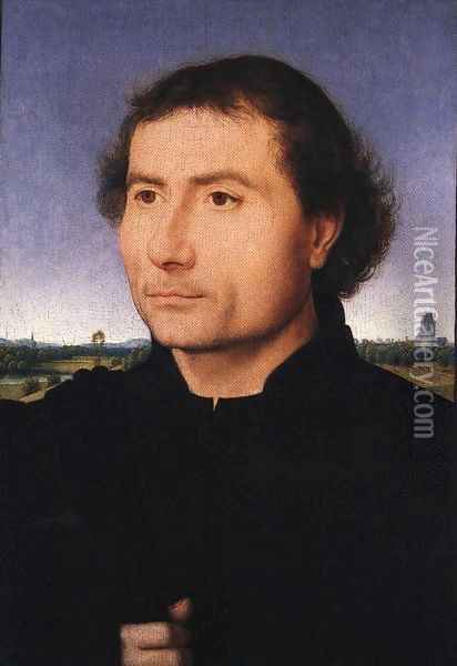 Portrait of a Man 1470 Oil Painting - Hans Memling