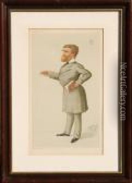 Sir John George Tollemache Sinclair, Bart., M.p. Oil Painting - Leslie Ward