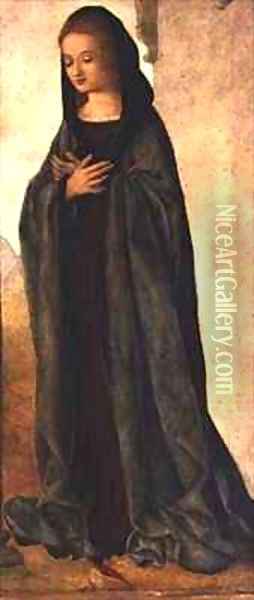 The Virgin Annunciate Oil Painting - Melozzo da Forli