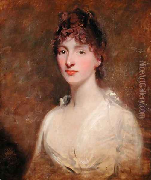 Portrait of Mary Anne Viscountess Lifford 1786-1877 Oil Painting - John Hoppner