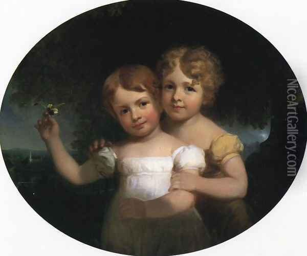 The Children of Bishop George W. Doane Oil Painting - Henry Inman