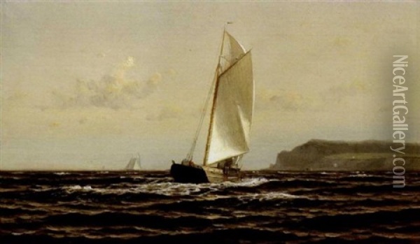 Off Monhegan Oil Painting - William Edward Norton