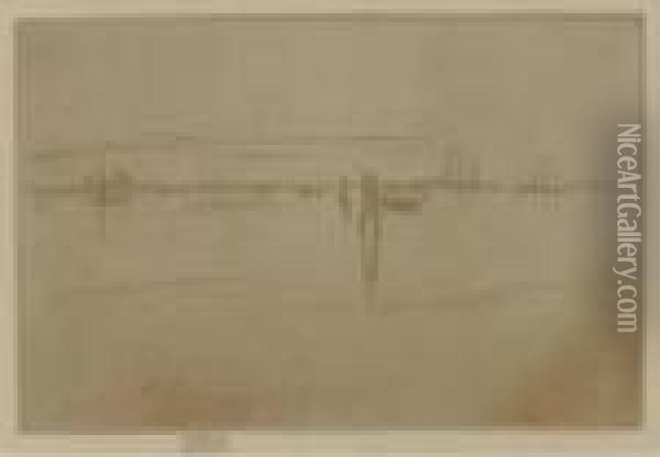 Long Lagoon (k. 203) Oil Painting - James Abbott McNeill Whistler
