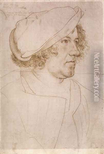 Portrait of Jakob Meyer zum Hasen 1516 Oil Painting - Hans Holbein the Younger