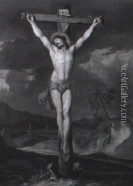 Christ En Croix Oil Painting - Philippe de Champaigne