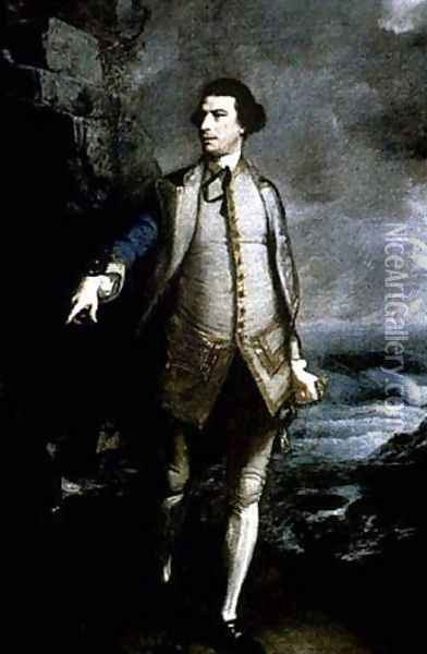 Augustus, Viscount Keppel Oil Painting - Sir Joshua Reynolds