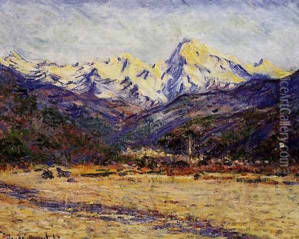 The Valley Of The Nervia Oil Painting - Claude Oscar Monet