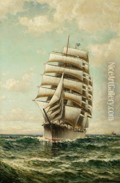 The Ship Oil Painting - William Alexander Coulter