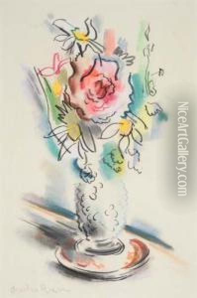 Bouquet Oil Painting - Charles Rosen
