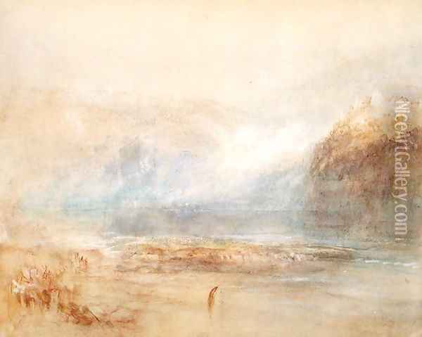 Falls of the Rhine at Schaffhausen, 1841 Oil Painting - Joseph Mallord William Turner
