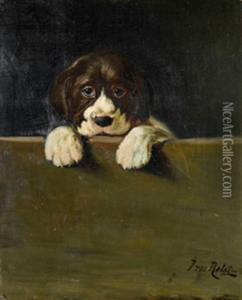 Hundvalp Oil Painting - Johan-Gustaf von Holst