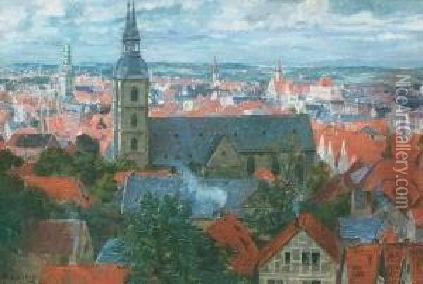 Bielefeld Oil Painting - William Pape