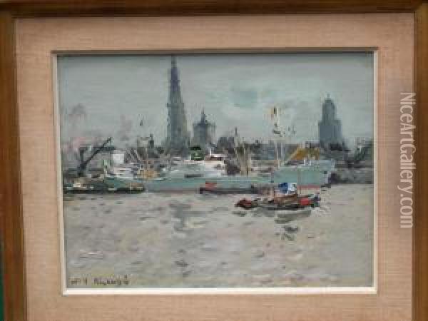 Anvers Oil Painting - Jean-Baptiste Rigaud