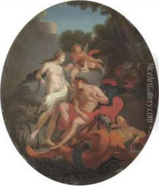 Hylas And The Naiads Oil Painting - Adriaen Van Der Werff