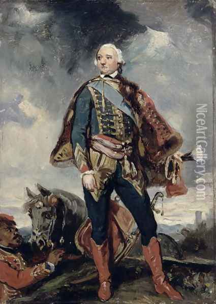 Philippe Egalite, Duke of Orleans Oil Painting - Camille-Joseph-Etienne Roqueplan