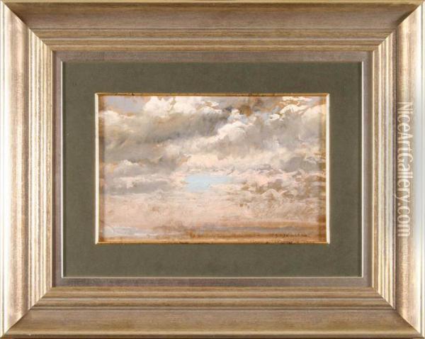 Chmury Oil Painting - Michael Gorstkin Wywiorski