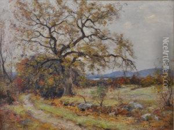 Autumn Leaves Oil Painting - John Henderson