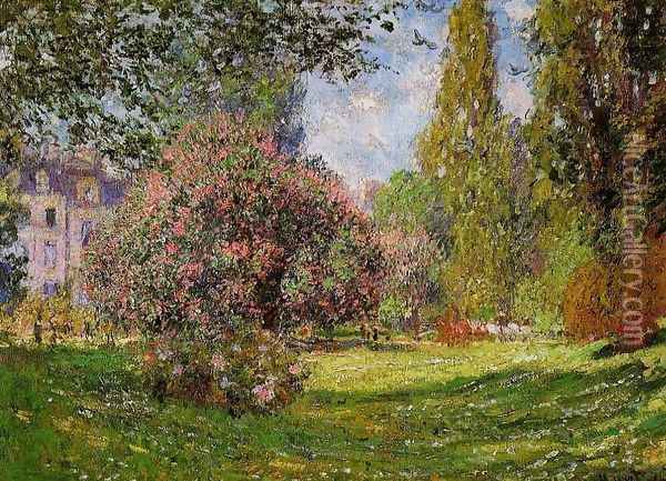 The Parc Monceau, Paris 1 Oil Painting - Claude Oscar Monet