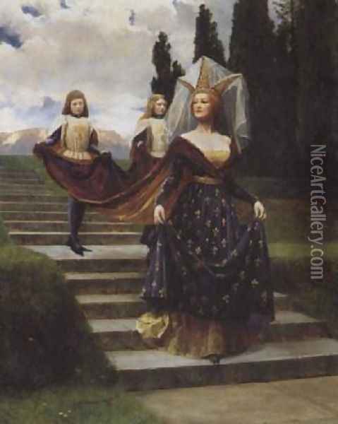 The Grand Lady Oil Painting - John Maler Collier