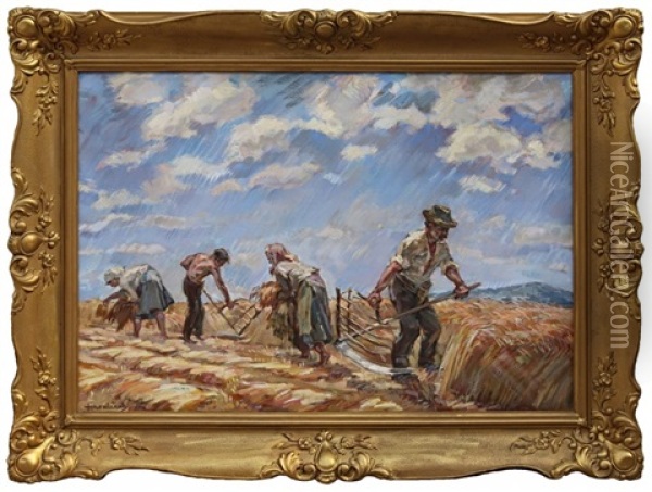 Zne Oil Painting - Frantisek Hoplicek