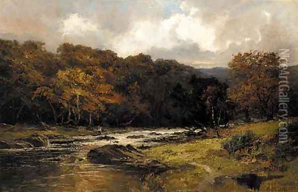 Coquetdale Oil Painting - Frank Thomas Carter