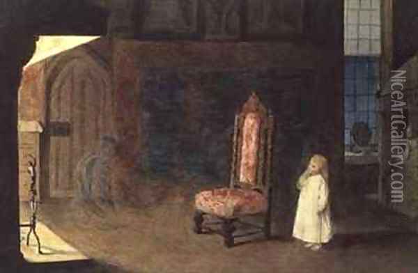 Ooh Ghosties Oil Painting - Richard Doyle