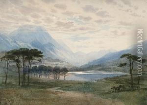 Glen Dochart, Perthshire Oil Painting - Alfred Slocombe