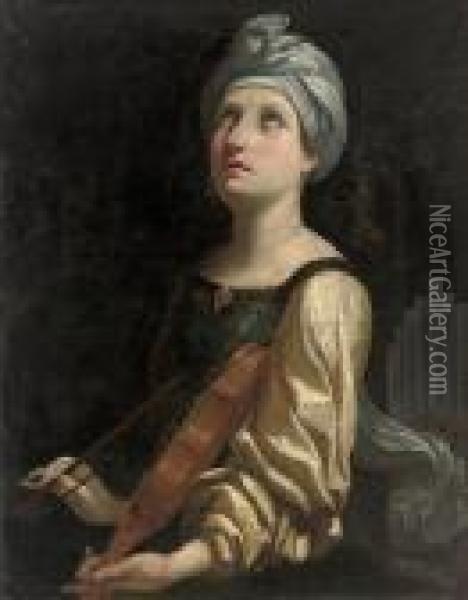 Saint Cecilia Oil Painting - Guido Reni