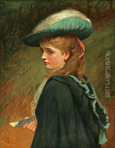The Letter Oil Painting - Charles Sillem Lidderdale