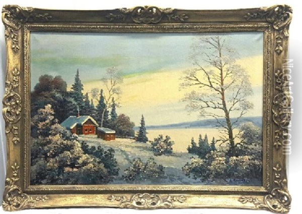 Antique Russian Painting Ivan Kowalski(1839-1937) Oil Painting - Ivan Ivanovitch Kowalski