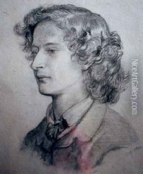 Algernon Charles Swinburne2 Oil Painting - Dante Gabriel Rossetti