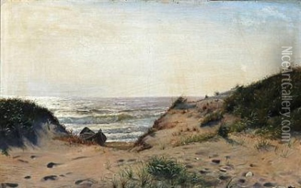 Vesterhavet (sketch) Oil Painting - Carl Heinrich Bloch