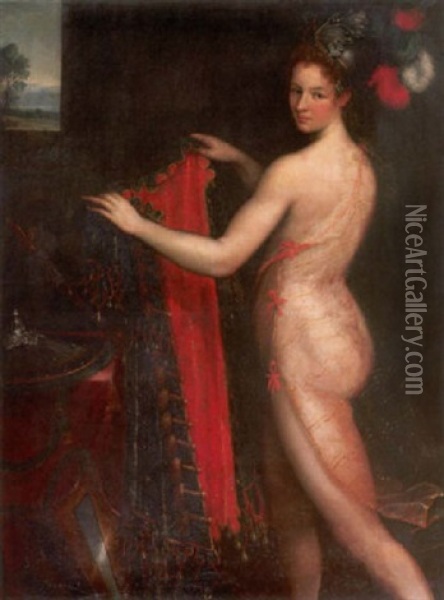 Minerva Oil Painting - Lavinia Fontana