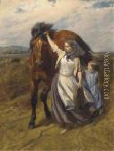 The Farmer's Daughters Oil Painting - William Mulready