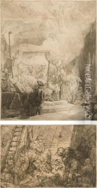La Mort De La Vierge Oil Painting - Rembrandt Van Rijn