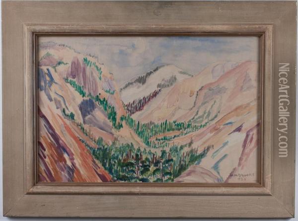 Mountainous Landscape Oil Painting - Mary Mason Brooks