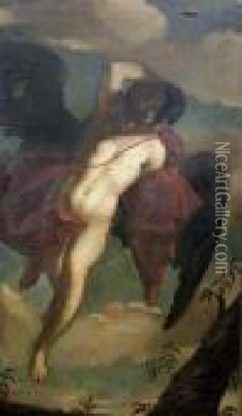 Die Entfuhrung Des Ganymed Oil Painting - Peter Paul Rubens