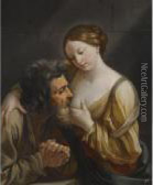 Roman Charity Oil Painting - Guido Reni