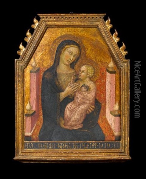 The Madonna And Child Oil Painting -  Bartolo di Fredi