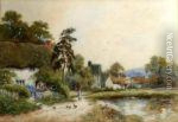 Windsorcastle Oil Painting - Arthur Wallis Mills