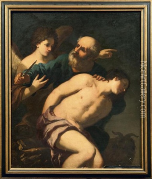Le Sacrifice D'abraham Oil Painting - Antonio Zanchi