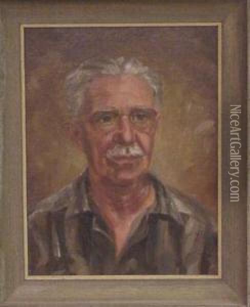 Portrait Of Bissell Phelps Smith Oil Painting - Jan Spanjaert