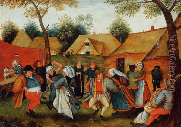 The Wedding Dance Oil Painting - Pieter Brueghel the Younger