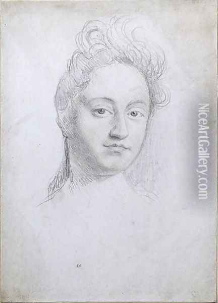 Portrait of Sarah Churchill, Duchess of Marlborough (1660-1744) Oil Painting - Robert White
