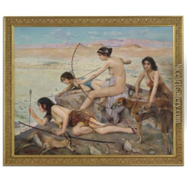 Les Filles D'atlas Oil Painting - Paul Alexandre Alfred Leroy